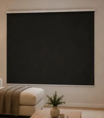 Cortina Persiana Rolo Black-out 1,40x1,40 Pronta P/ Instalar