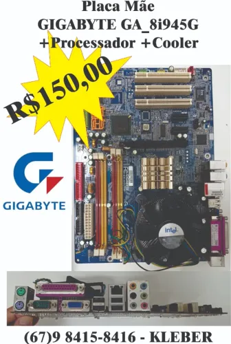 Placa Mae GIGABYTE GA_8i945G 