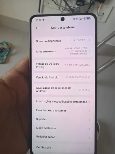 Vendo poco x7 pro 512 GB