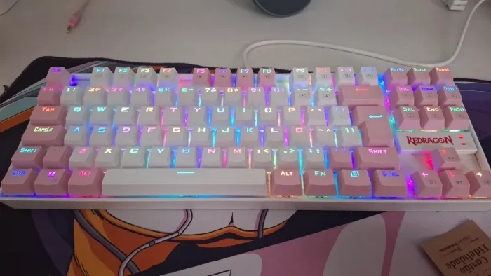 Teclado Redragon Kumara branco