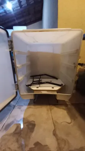 Bau Caixa Para Moto Entrega De Pizza 167 Litros Removível