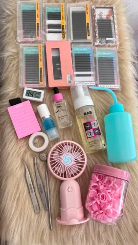 Kit para alongamento de cílios