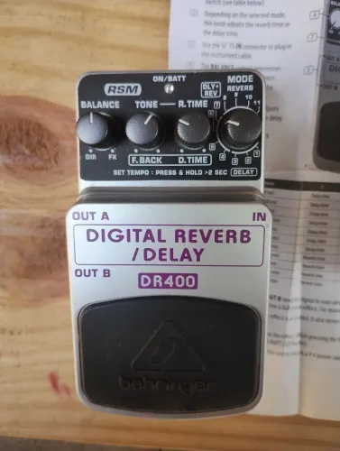 Pedal Reverb e Delay
