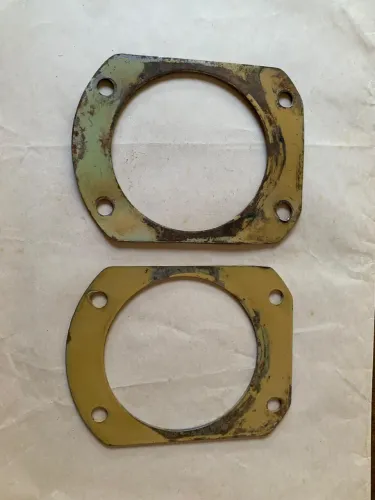 chapas/juntas metálicas de fixação de 4 parafusos