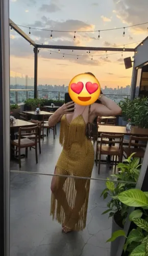 Conjunto crochê dourado, todo forrado!