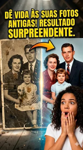 Restauração das Suas Fotos