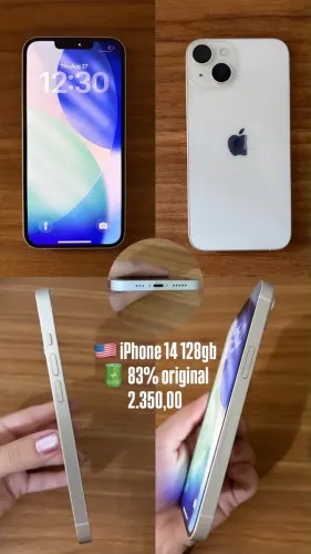 ? iPhone 14 128GB | Original | Aceito iPhone na Troca