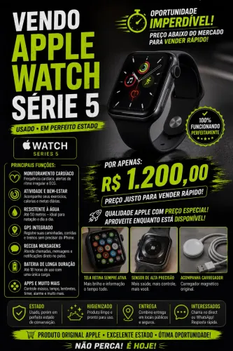 VENDO APPLE WATCH SÉRIE 5