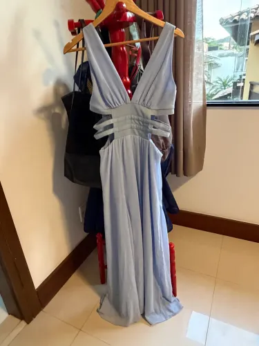 Vestido de festa Litit azul claro