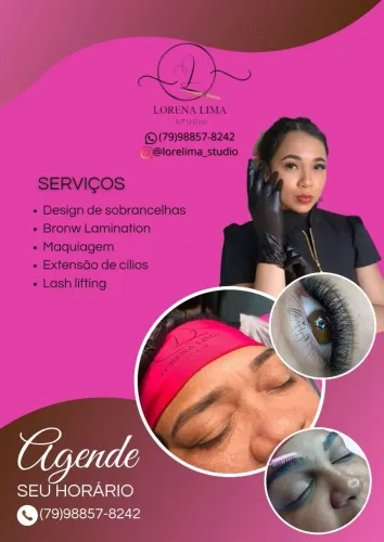 Design de sobrancelhas/extensão de cílios