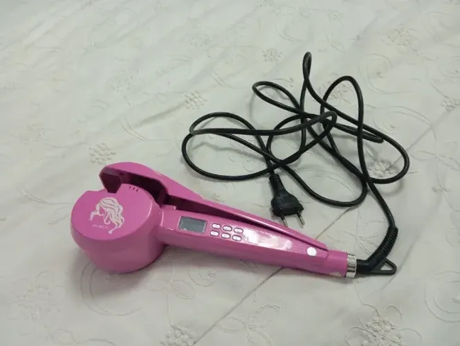 Modelador de cachos rosa