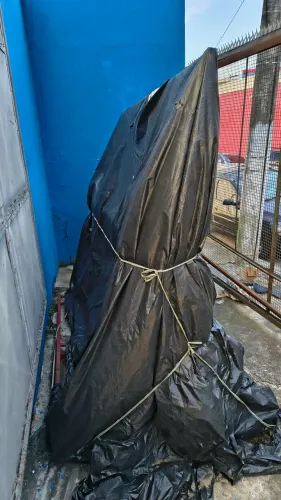 cavalete para transportar vidros