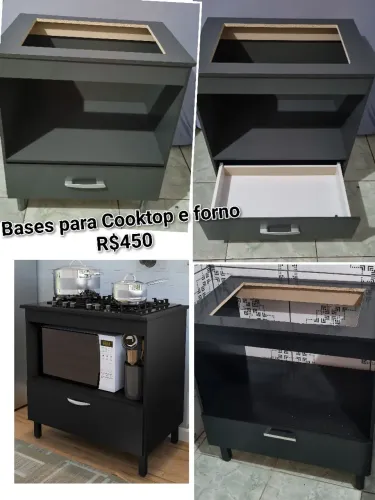 Base para Cooktop e forno 