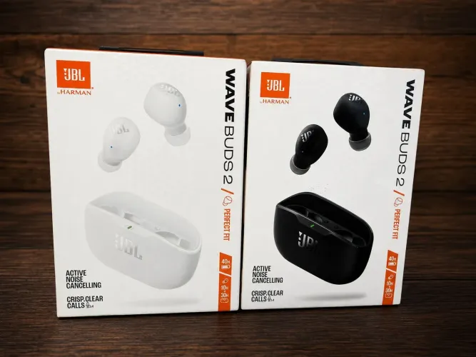 Fone jbl wave buds 2, novo