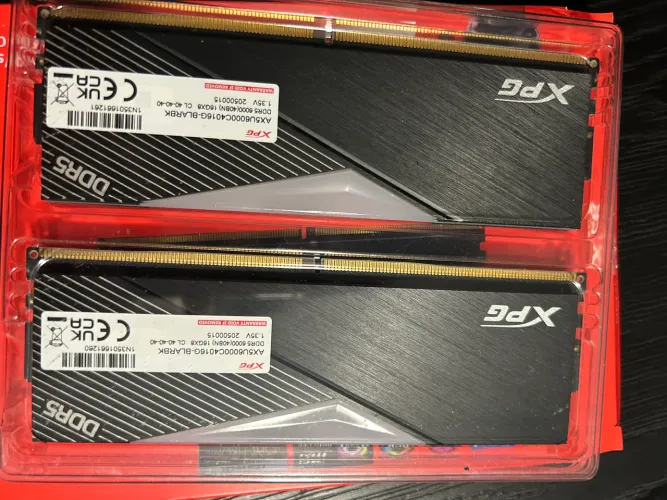 Memória RAM XPG Lancer DDR5 32GB (2x16GB) 6000MT/s - Praticamente Nova!