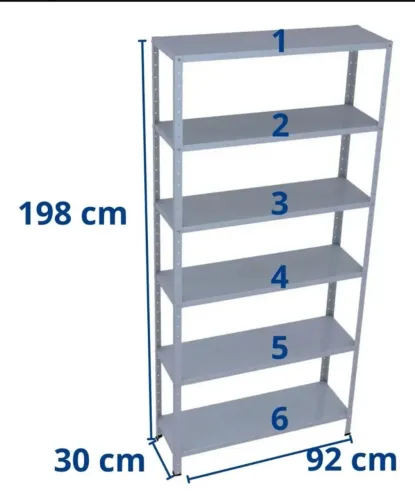 Estante de aço