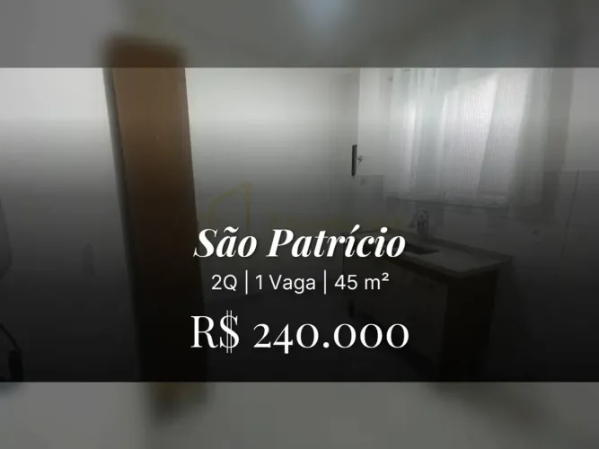 Seu Novo Lar em São Patrício: Apartamento com 2 Quartos e Infraestrutura de Lazer!