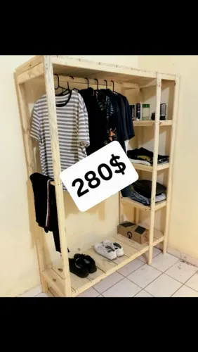J.A pallet's Araras e Closets