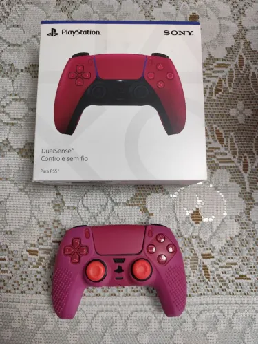 Controle Dualsense ps5 Cosmic Red vermelho