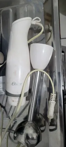 Conjunto Oster - Mixer com Haste Inox + Faca Eletrica