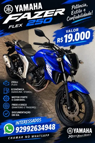 vendo moto fazer 250