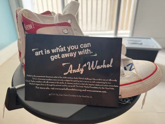 Tênis Converse All Star Limited Edition Andy Warhol NOVO