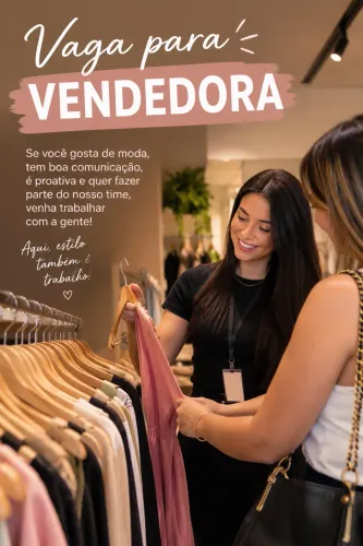 Emprego vendedora
