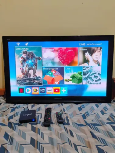 TV Panasonic 42 HDMI + Conversor Smart TV