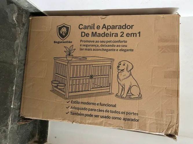 Gaiola Canil Mesa e Cama
