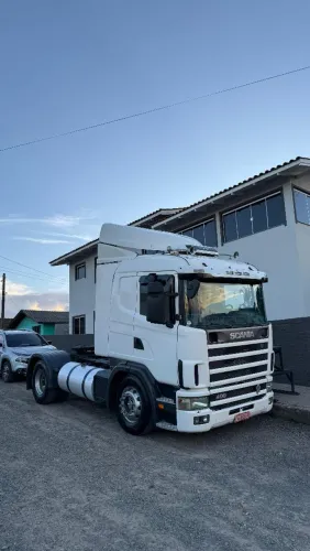 Scania 124 R 400 ano 2003 toco com bomba trabalhando...