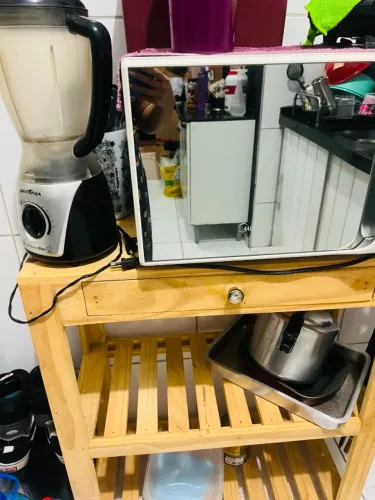 MICRO-ONDAS BRANCO - ÓTIMA OPORTUNIDADE PARA REPARO