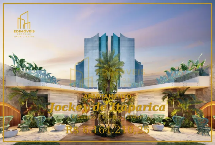 Viva o Luxo: Apartamento de 4 Suítes no Jockey, Vila Velha