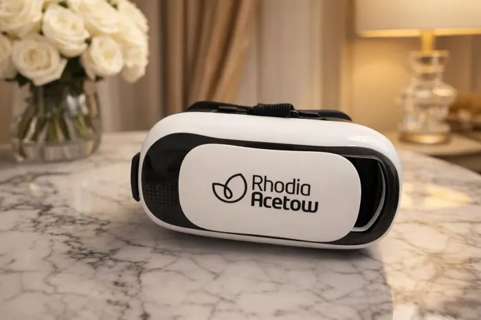 Óculos De Realidade Virtual Rhodia NOVO- Óculos VR preto e branco 