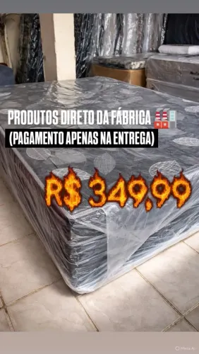 Cama box Casal - Espuma D33 ( 10cm ) + Frete grátis 