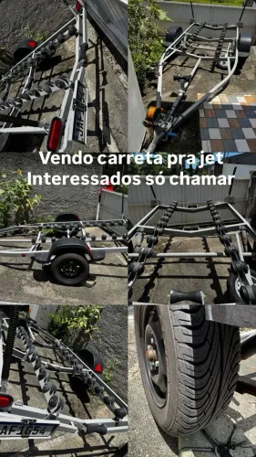 Carretinha pra jet, muito conservada