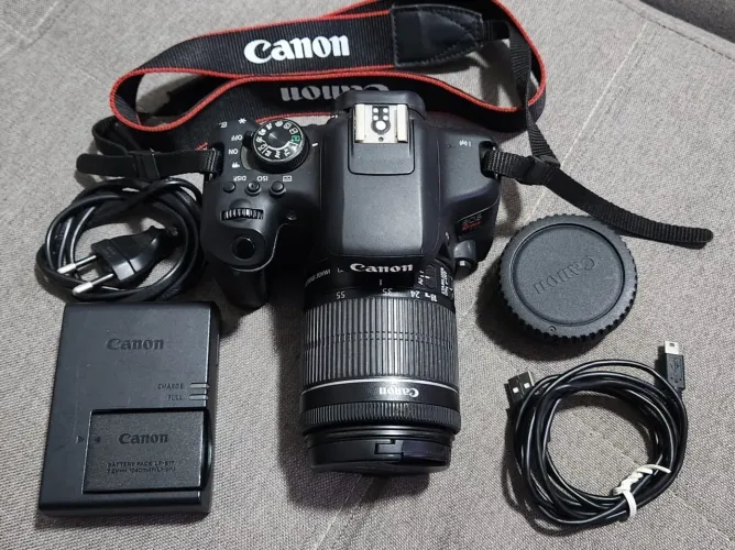 Canon EOS Rebel T6i + Lente 18-55mm + Kit Completo