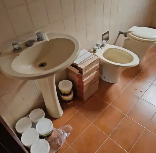 Peças de louça vintage