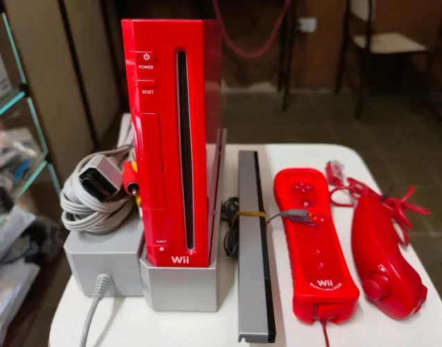 Wii: Tudo Original, Controles, Cabo, Fonte, Sensor, funcionando Tudo Perfeitamente VENDA