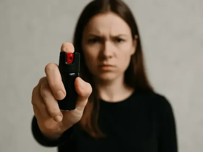 Spray de Proteção Pessoal Feminina com Chaveiro