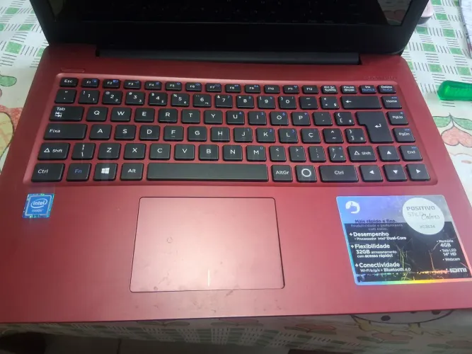 Notbook positivo para aproveitar pecas