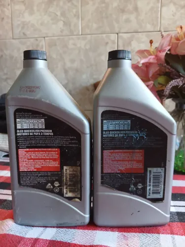Óleo 2 Tempos Quicksilver Marine Lubricants 1L - TC-W3 (2 Unidades)