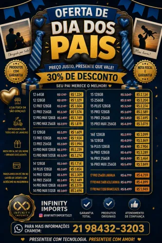 ? OFERTAS ESPECIAL DE DIA DOS PAIS