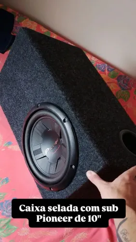 Caixa som subwoofer Pioneer 