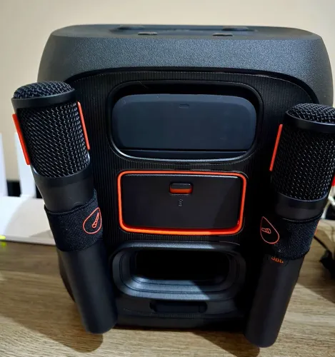 JBL PartyBox Encore 2 (com 2 microfones), NOVÍSSIMA.