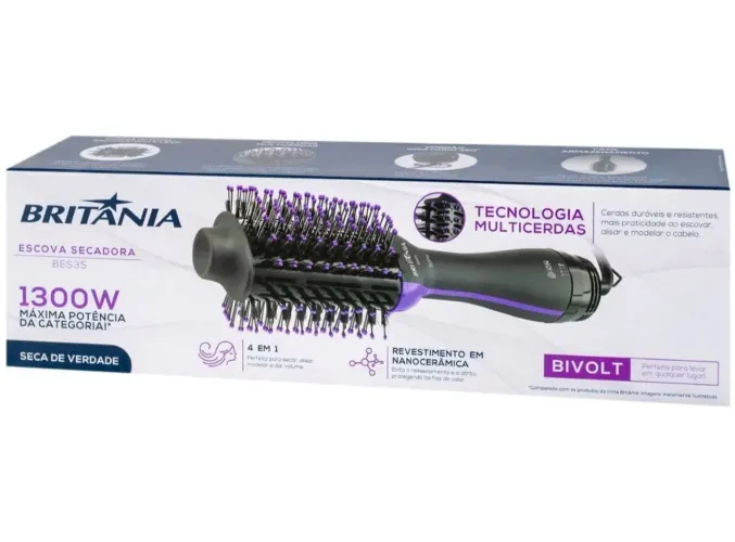 Escova Secadora Britânia NOVO 