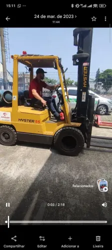EMPILHADEIRA HYSTER H55XM - 2,5 TONELADAS