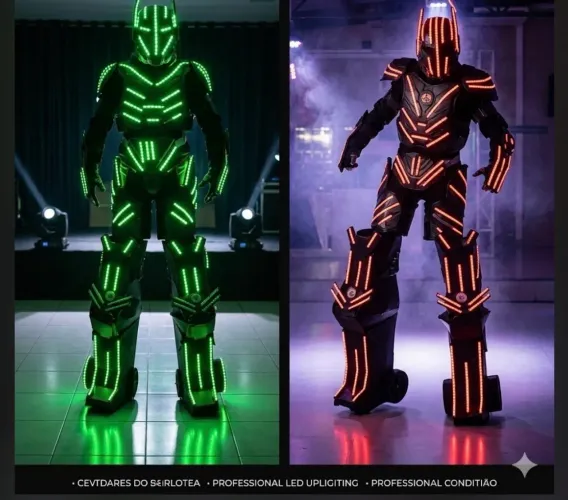Robô led