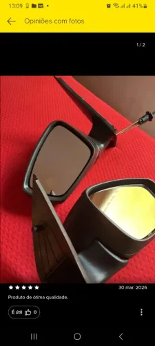 Par de retrovisor do Gol g5 g6 voyagem 