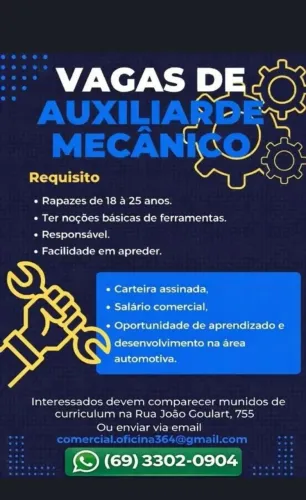 Auxiliar de Mecânico