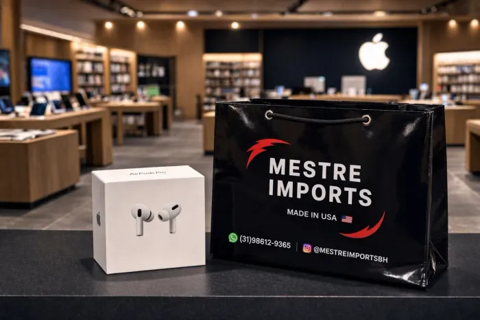 AirPods Pro 3 (NOVO) ORIGINAL (21 VEZES CARTÃO) LOJA FÍSICA DISTRIBUIDOR